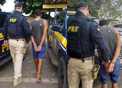 Acusando sendo preso pela PRF-PI