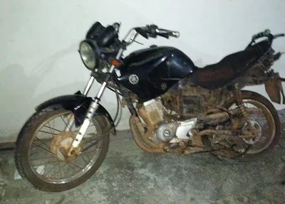 Motocicleta da vítima era roubada