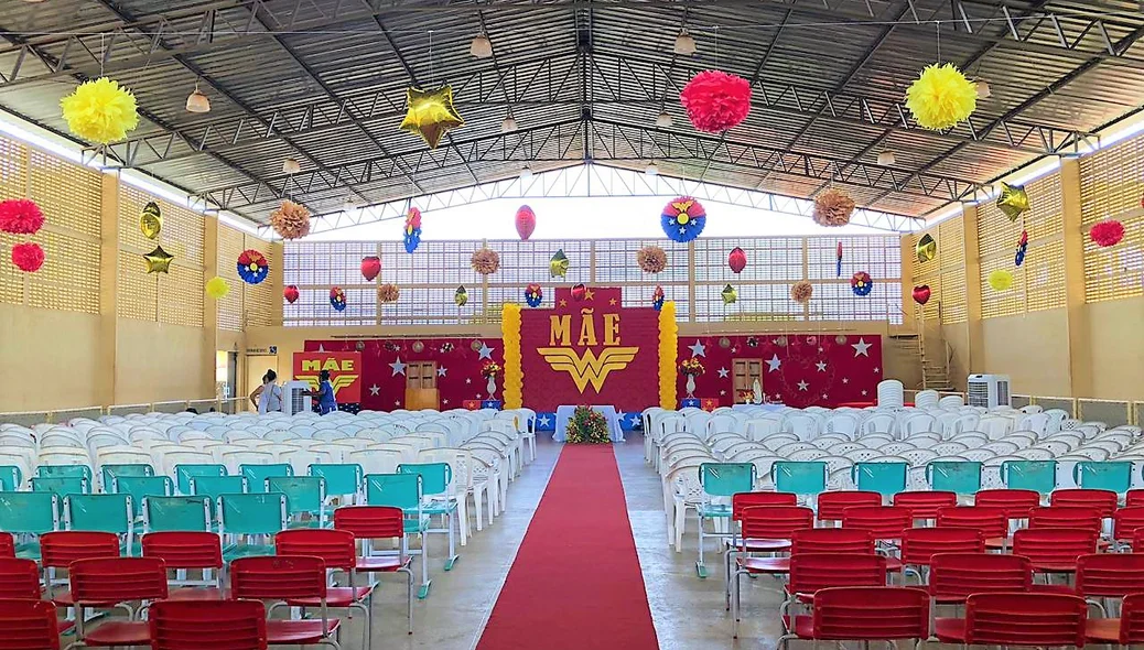 Espaço onde aconteceu a Festa das Mães em Joaquim Pires