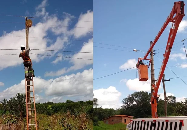 Prefeitura de Campo Maior realiza instalação de iluminação na zona rural