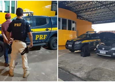 Homem preso no posto de Piripiri