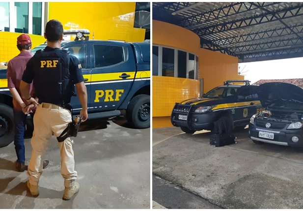 Homem preso no posto de Piripiri