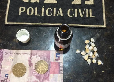 Material encontrado com um dos acusados 