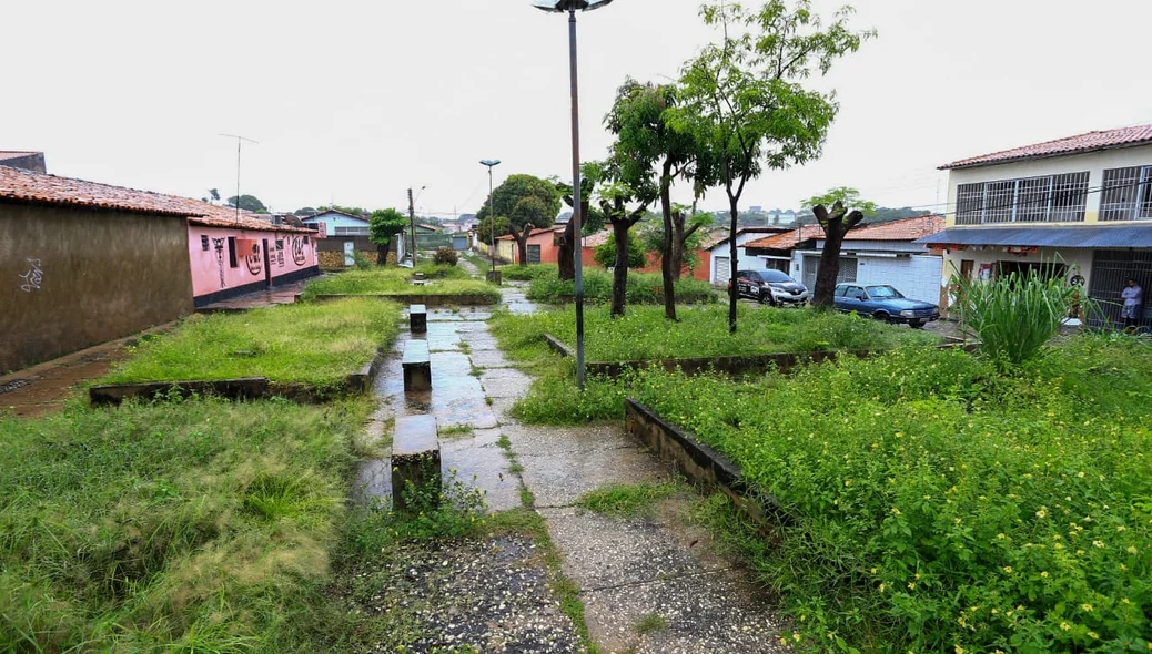 Mato toma a praça Gentil Macedo 