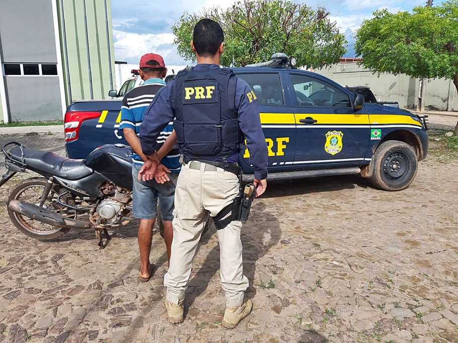 O acusado foi preso por receptação