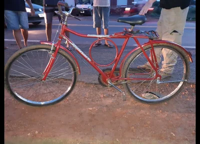 Bicicleta da vítima