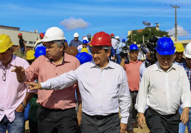 Governador Wellington Dias visita obra da nova maternidade