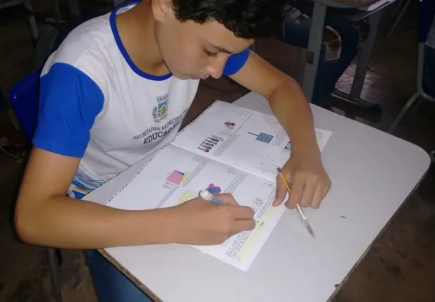 Estudante da rede municipal de ensino de Picos