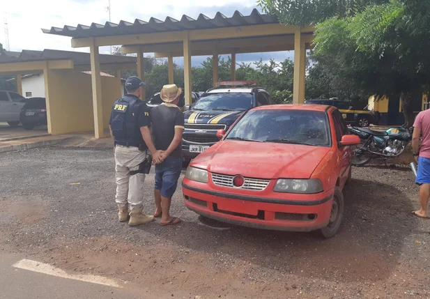 Motorista e veículo