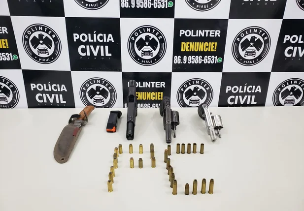 Armas apreendidas