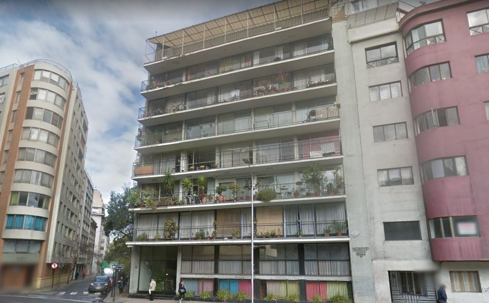 Edifício onde foram encontrados os corpos no Chile