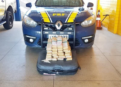 Maconha encontrada pela PRF-PI