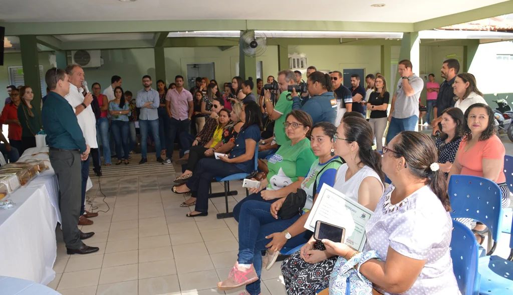 Evento foi realizado no pátio da Secretaria de Saúde