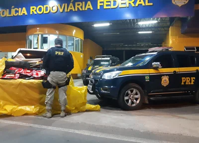 Semijóias apreendidas na BR 230