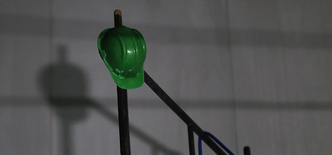 Capacete da vítima 