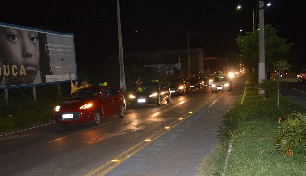 Carreata em apoio a Bolsonaro