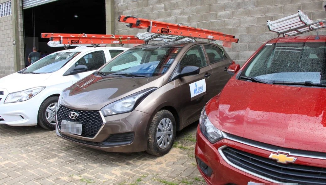 Carros para manutenção do Piauí Conectado