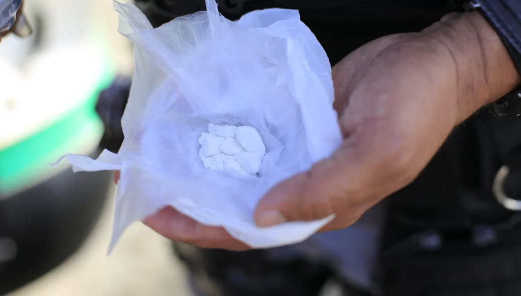 Cocaína encontrada