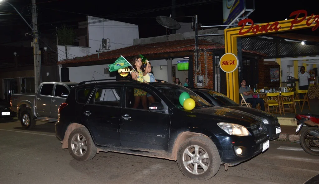 Crianças participam de ato em apoio a Bolsonaro