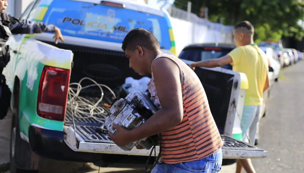 Os acusados foram encaminhados para a Central de Flagrantes