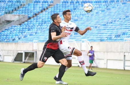 Santa Cruz e River pela série D do Campeonato Brasileiro.