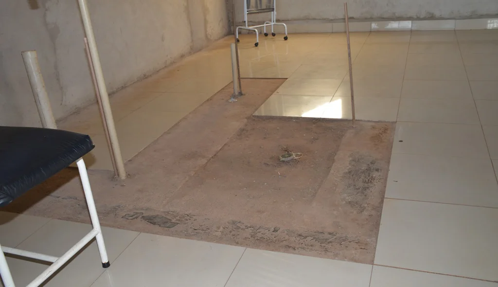 Obra está inacabada