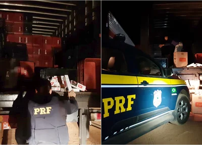 Polícia Rodoviária apreende cigarros