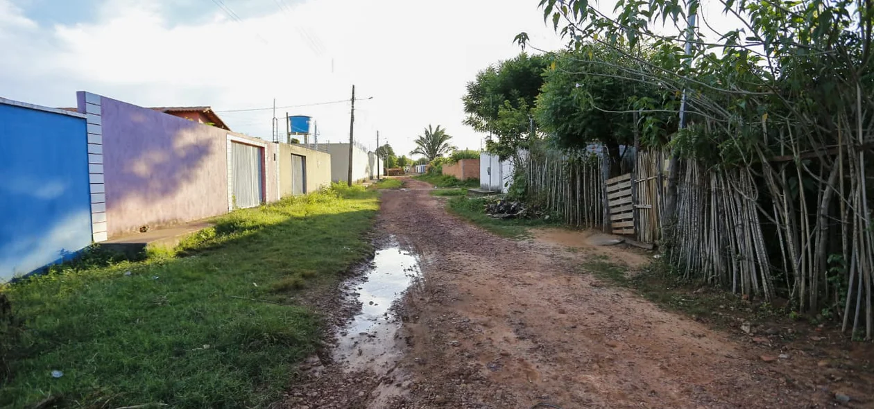 Rua onde fica localizada a residência 