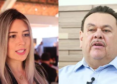 Anamelka Cadena e Silas Freire 