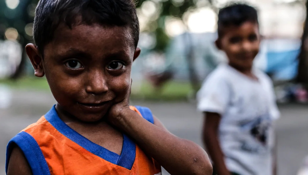 Crianças venezuelanas 