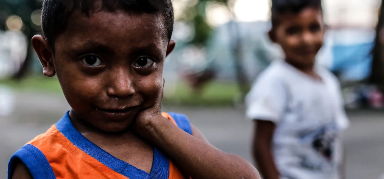 Crianças venezuelanas 