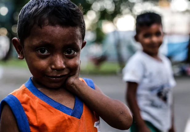Crianças venezuelanas 