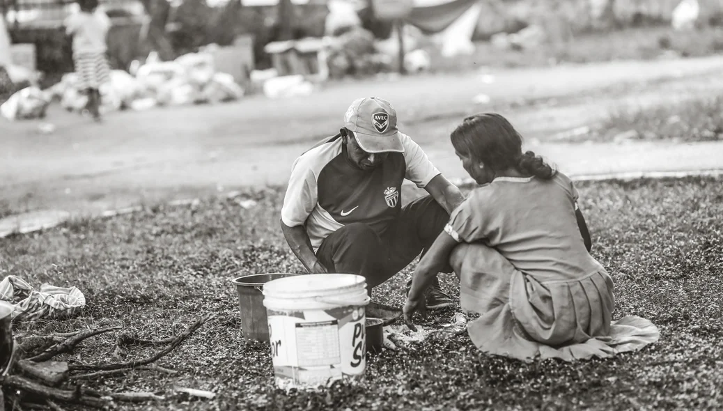 Venezuelano fazendo comida 