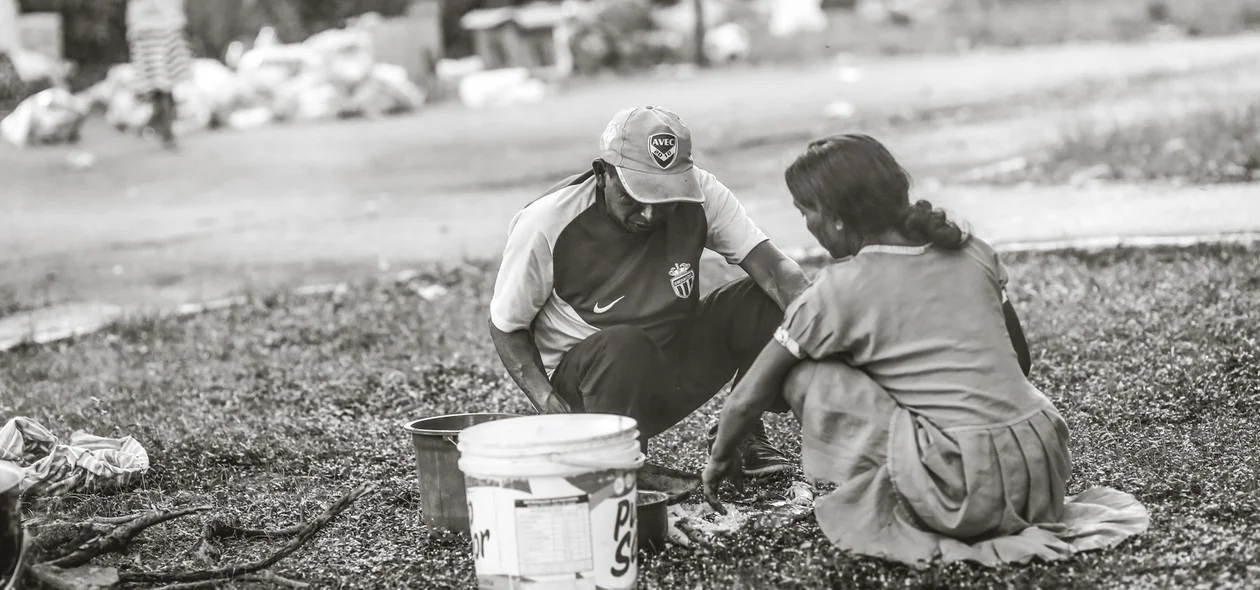 Venezuelano fazendo comida 