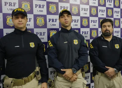 Coletiva de imprensa da Polícia Rodoviária Federal