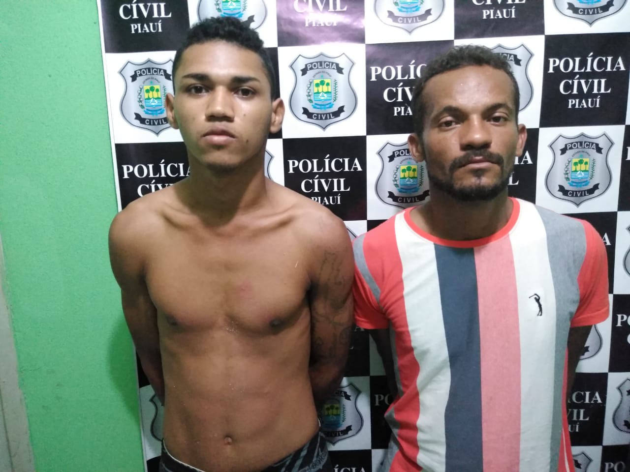 Rogério e Jone foram presos nesta sexta-feira