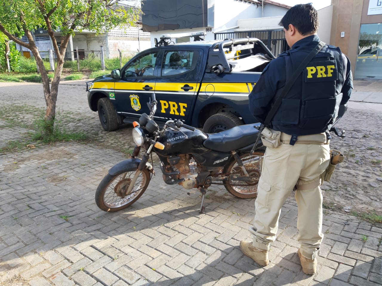 Motocicleta recuperada