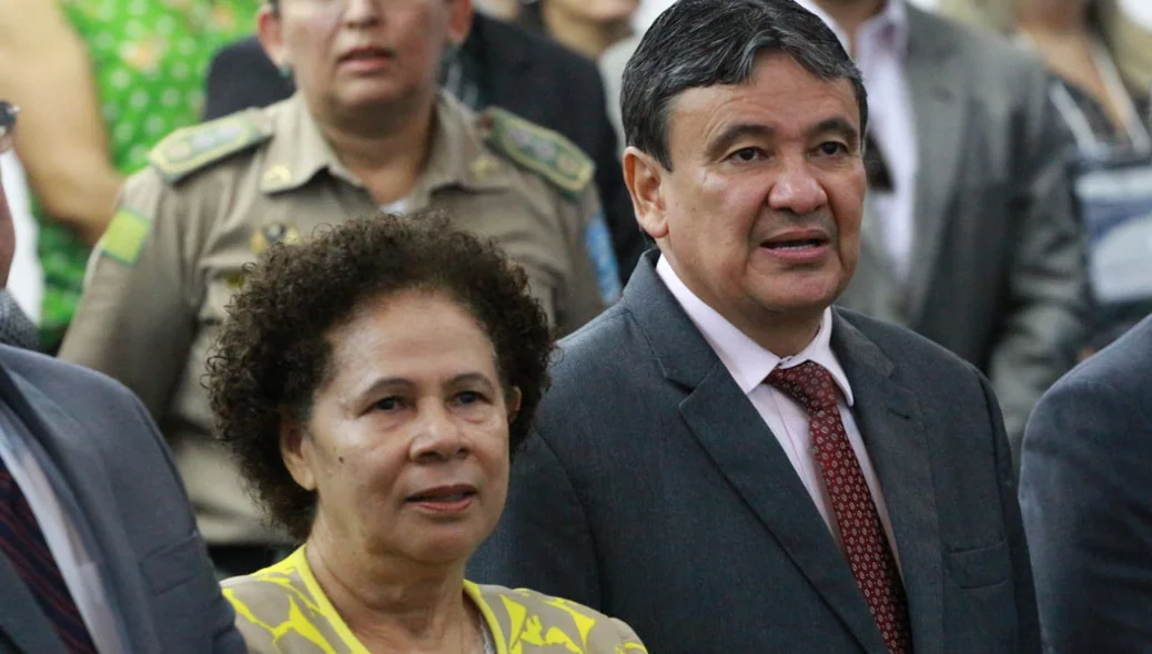 Regina Sousa e Wellington Dias