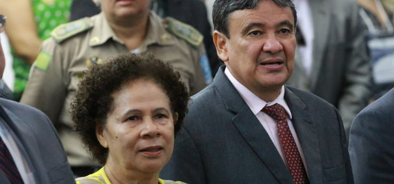 Regina Sousa e Wellington Dias