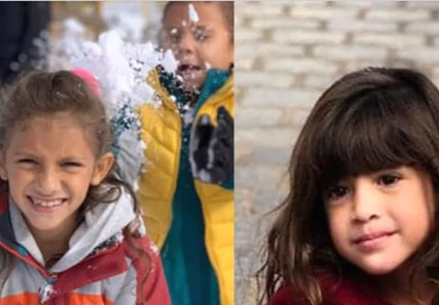 Khálida Trabulsi Lisboa, de 3 anos, e Isadora Bringel, de 7, morreram depois de serem atingidas por fragmentos da rocha