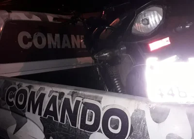 Moto do acusado foi apreendida pela polícia