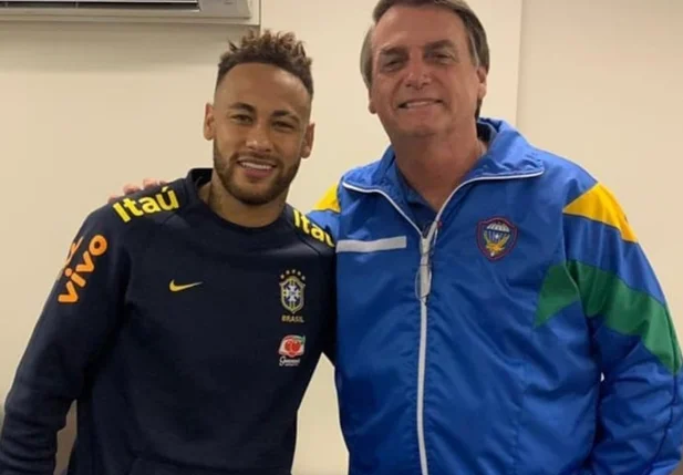 Neymar e Bolsonaro 