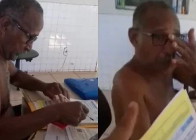 Servidor da Sefaz é flagrado sem camisa no trabalho