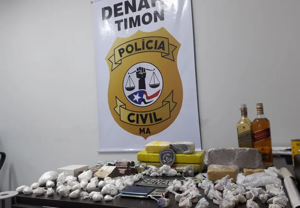 Droga encontrada pela Denarc