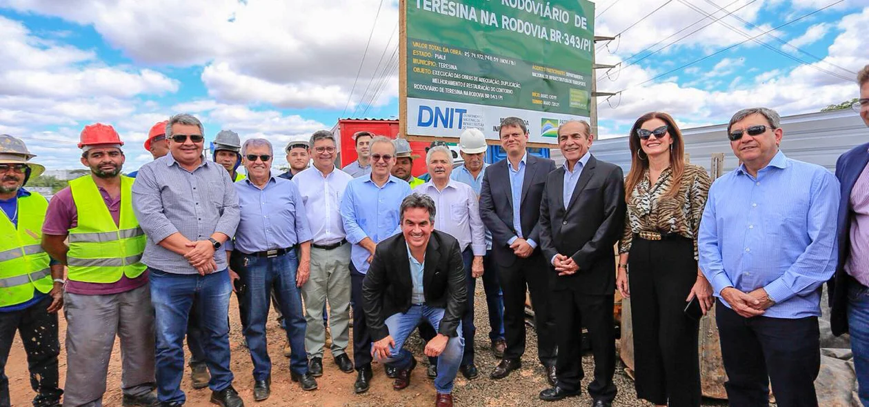 Ministro visita obra do viadulto do Mercado do Peixe