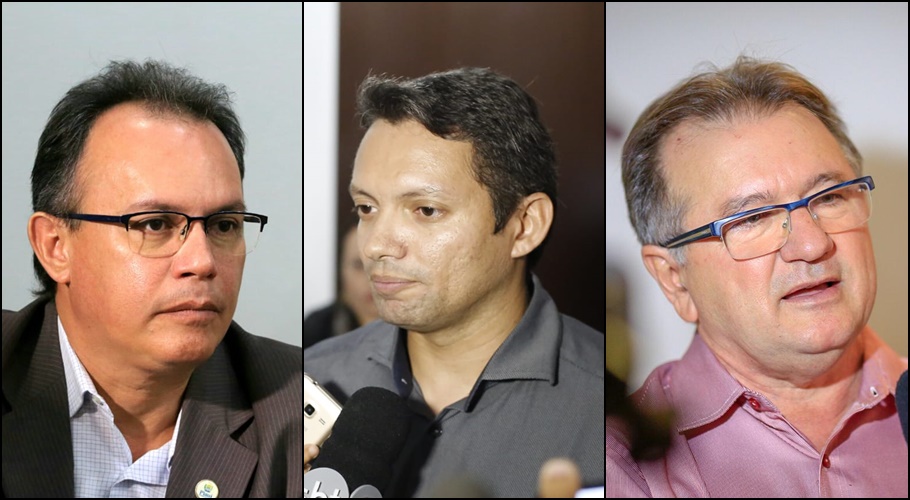 Ricardo Pontes, Allisson Bacelar e Merlong Solano
