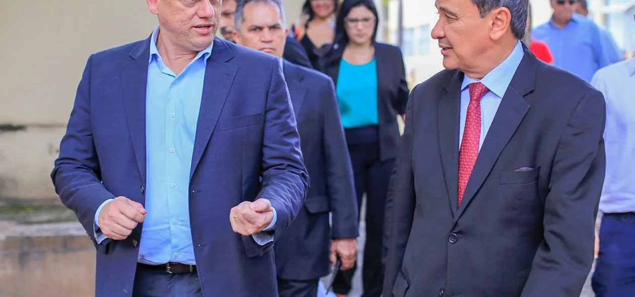 Tarcísio Freitas e Wellington Dias