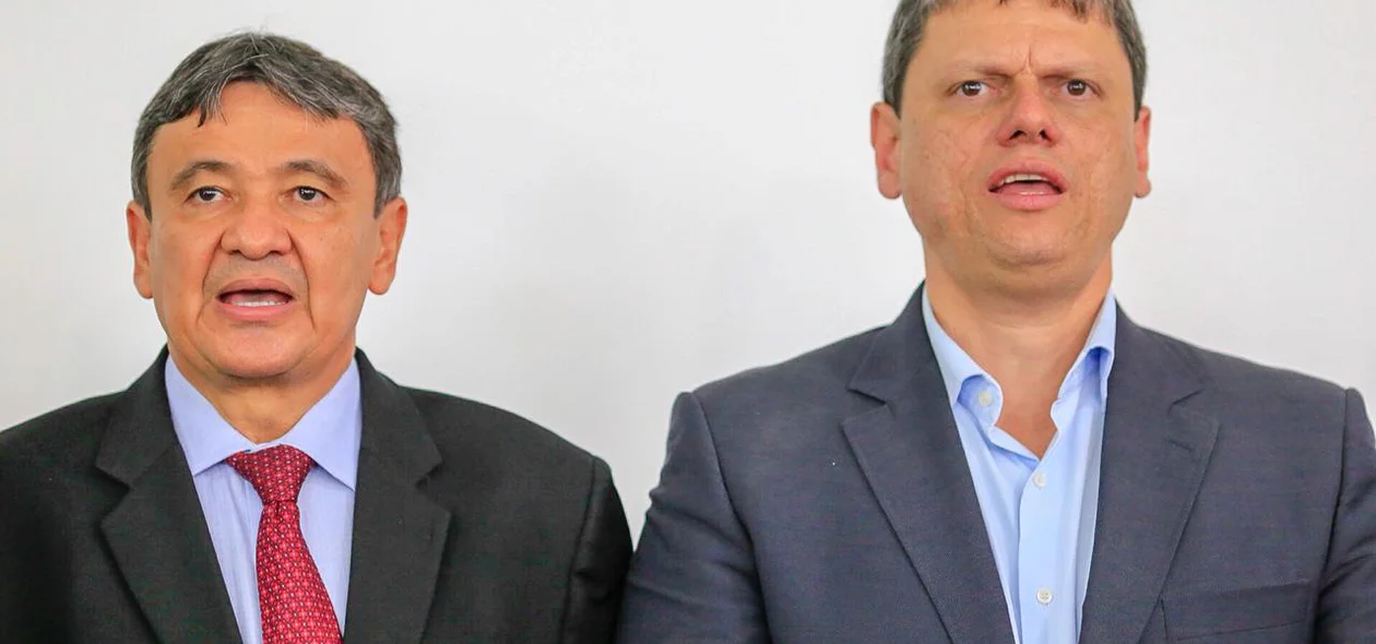 Wellington Dias e Tarcísio Freitas