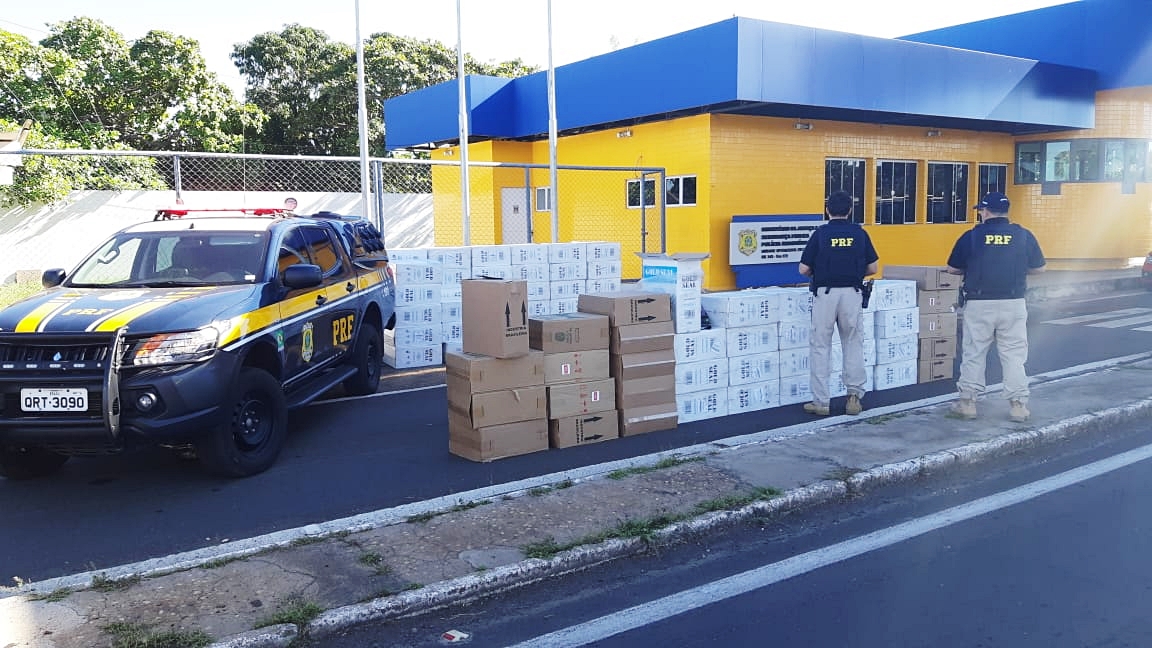Carga apreendia pela PRF-PI