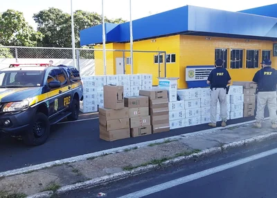Carga apreendia pela PRF-PI